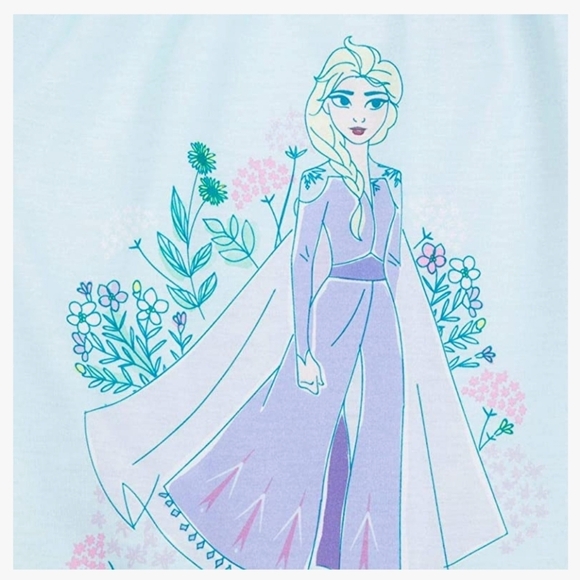 Disney Store Girls Frozen 2 Character Elsa Pajamas Dress Nightgown, Size 2 - Picture 3 of 9